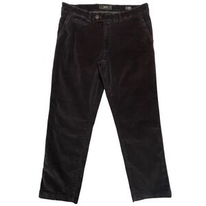BRAX Everest Charcoal Gray Corduroy Preppy Classic Academia Trouser‎ Pants 34x28